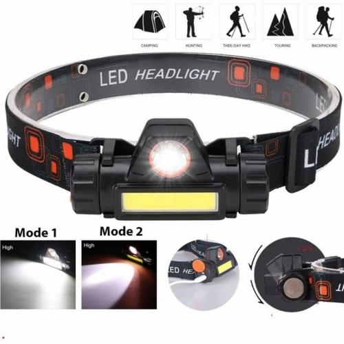 Foto Produk Senter Kepala LED MINI USB Rechargeable - Headlamp Headlight Camping dari Kangtaw Official Store