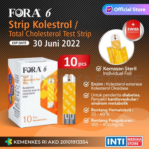 Foto Produk FORA - Strip Cholesterol / Strip Kolestrol / Strip Kolesterol dari INTI MEDIKA STORE