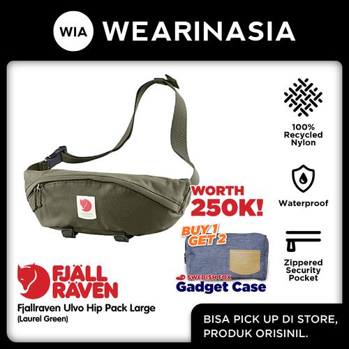 Foto Produk Tas Selempang Fjallraven Ulvo Hip Pack Large Original - Laurel Green dari Wearinasia Official