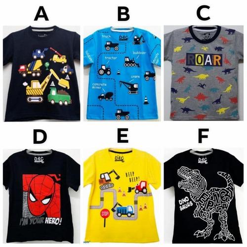 Foto Produk Kaos Anak Laki-Laki Motif Karakter Size 7-10 (7-10 tahun) dari Ai Lu Beauty