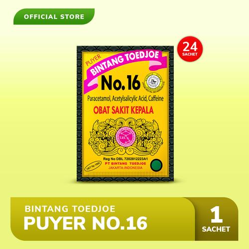 Foto Produk Bintang Toedjoe Puyer No.16 2 Pack (24 Sachet) dari Bintang Toedjoe Official