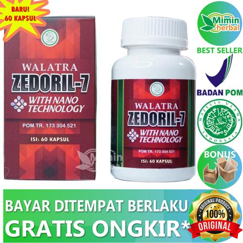 Foto Produk Walatra Zedoril 7 100% Original Dikrim Dari Gudang - 60 kapsul dari MIMIN HERBAL