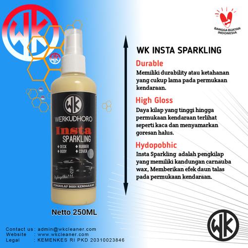 Foto Produk Insta Sparkling 250ML pengkilap efek daun talas dari WK Cleaner