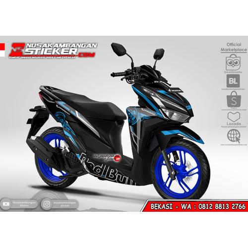 Foto Produk Stiker Vario Redbull Grafis Biru dari Nusakambangan Sticker01