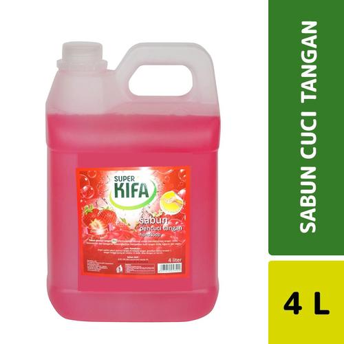 Foto Produk Super Kifa Sabun Cuci Tangan Strawberry 4 L dari Mesinlaundry