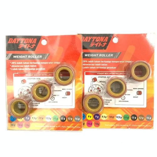 Gambar ROLLER RACING VARIO 125 150 PCX ADV SPIN DAYTONA 15 GRAM ISI 6 PC 3642 dari Lestari Motor 2 Jakarta Barat Tokopedia