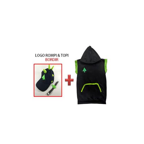 Foto Produk PAKET KOSTUM ROMPI + TOPI + GELANG BOBOIBOY DURI - XL dari Maritza Kidz Shop