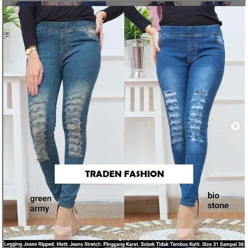 Jual Celana Jeans Ripped Jegging 