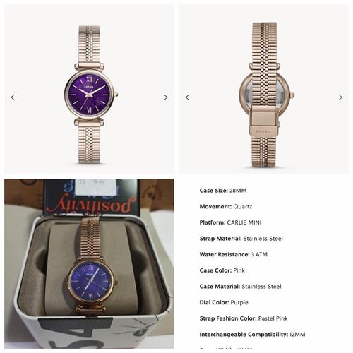 Jual ES4694. Ready FOSSIL Carlie Mini 
