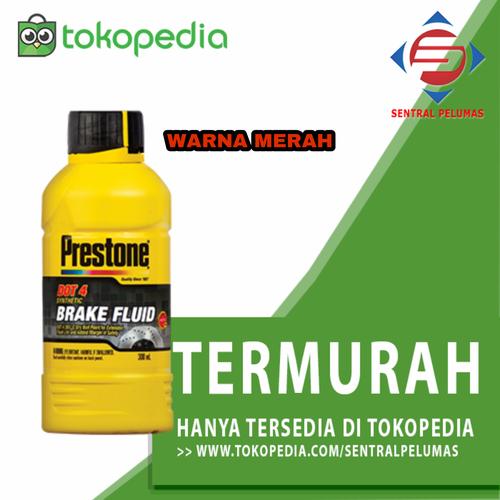 Foto Produk PRESTONE BRAKE FLUID DOT 4 / MINYAK REM (300ML) WARNA MERAH dari SENTRAL PELUMAS