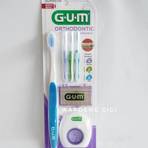 Foto Produk (Paket 1 Ortho GUM) Sikat Gigi Ortho Gum / Gum Ortho wax Orthowax dari Waroeng Gigi