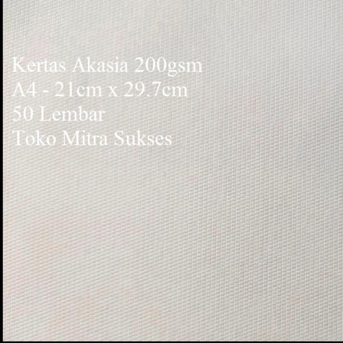 Foto Produk Kertas Akasia 200gsm A4 isi 50 Lembar dari Toko Mitra Sukses