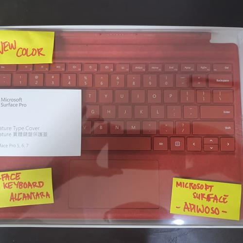 Foto Produk Microsoft Surface Pro Type Cover Alcantara Poppy Red dari Adiwoso