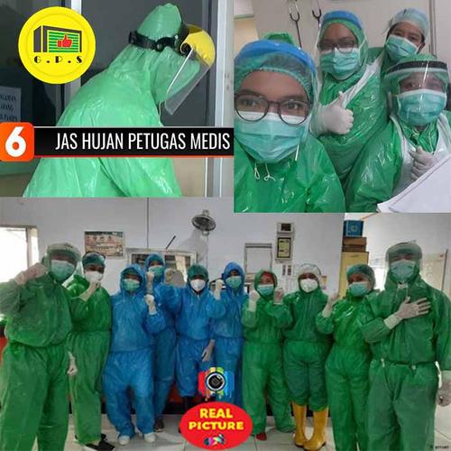 Foto Produk Jas Hujan Plastik LDPE jaket Celana Setelan Merk Bambu Tebal Murah dari Gudang Plastik SIP
