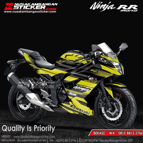 Foto Produk Stiker Ninja Mono Kuning Grafis dari Nusakambangan Sticker01
