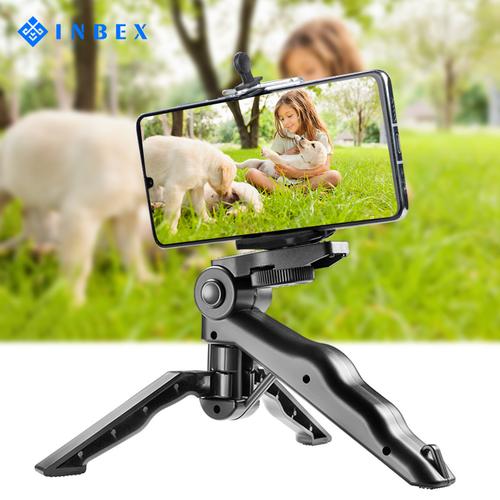 Foto Produk INBEX Mini Tripod hp Kamera Paket VLOG Folding Holder U Portable - 18cm tripod dari INBEX Official Store