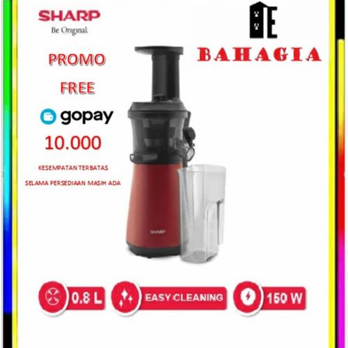 Foto Produk Sharp Slow Juicer EJ-C20Y-RD - Merah dari Bahagia Elektronik