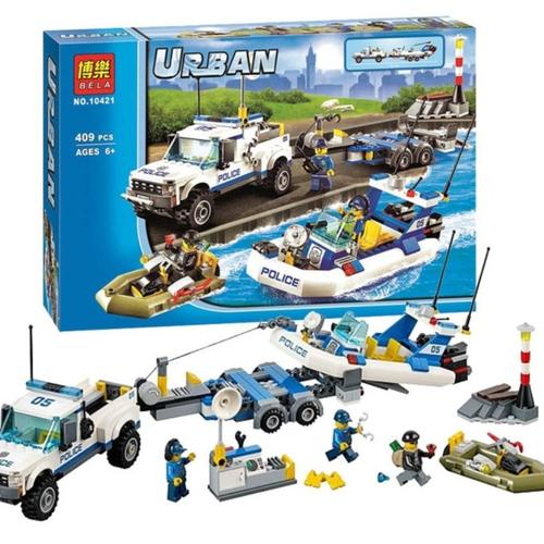 Brick Bela 10421 Urban Police surveilance Mainan Block Building Polisi di  Kidsmart Toys Tokopedia