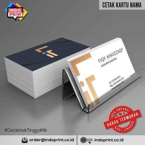 Gambar Cetak Murah Kartu Nama - 1 / 2 Sisi ( Glossy / Doff / Non-Laminasi ) - 1 Sisi, Non-Lam Square dari IDN PRINT Kota Surabaya Tokopedia