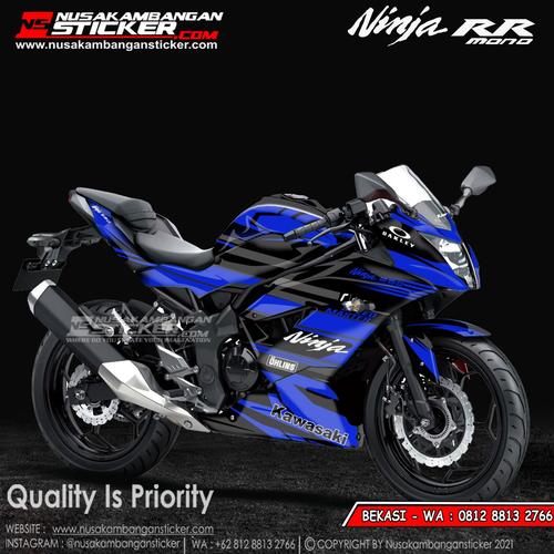 Foto Produk Stiker Ninja Mono Biru Grafis dari Nusakambangan Sticker01