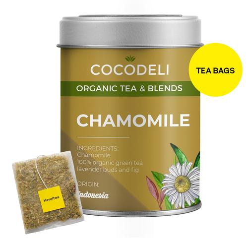 Foto Produk CHAMOMILE | Big Tin | Cocodeli Organic | Teh Hijau Chamomile Lavender dari Haveltea Official Store