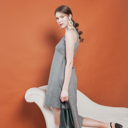 Gambar Chocochips - Faylinn Dress - Abu-abu, M dari Chocochips Official Shop Jakarta Barat Tokopedia