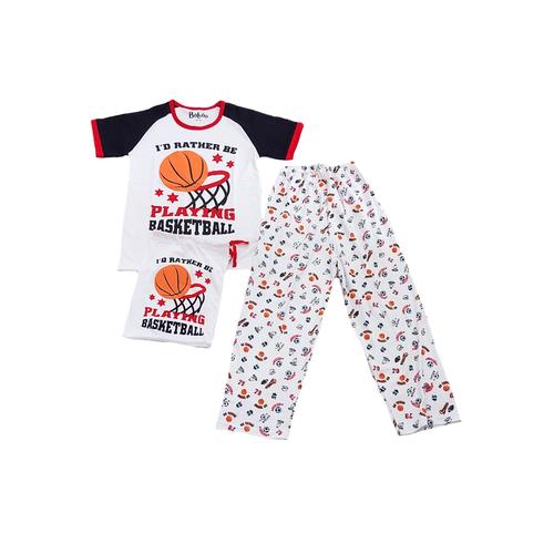 Foto Produk Piyama Anak Short Shirts Playing Basketball SSLP49 - 10 dari Boboo Kids