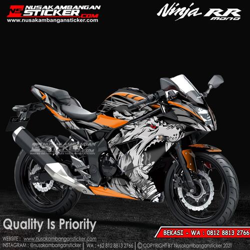 Foto Produk Stiker Ninja Mono Serigala Oren dari Nusakambangan Sticker01