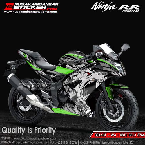 Foto Produk Stiker Ninja Mono Serigala Hijau dari Nusakambangan Sticker01