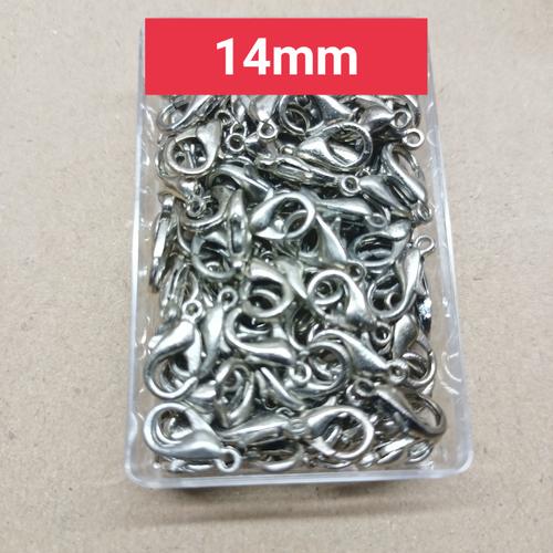 Foto Produk kait udang 14mm kokot kalung 50pcs free ring - 50pcs dari konjonstyle