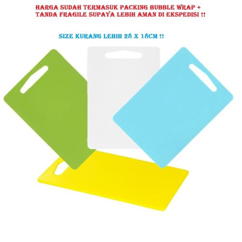 Gambar Talenan Warna Warni Food Grade 28x18cm - Random Colour dari KEPOIN YUK Jakarta Utara Tokopedia