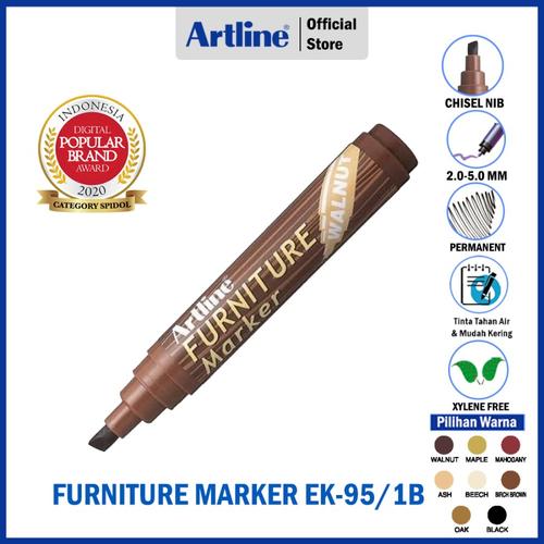 Jual SPIDOL ARTLINE FURNITURE PERMANENT MARKER EK95 Walnut Jakarta