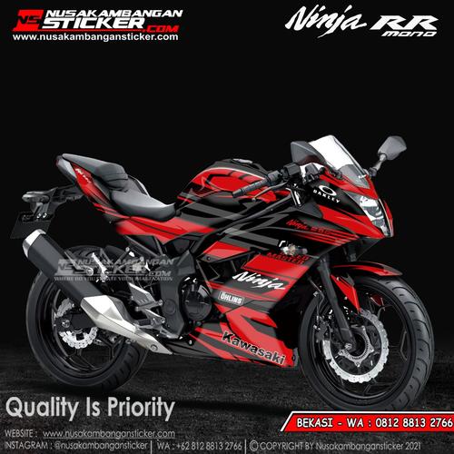 Foto Produk Stiker Ninja Mono Merah Grafis dari Nusakambangan Sticker01