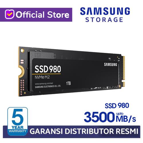 Gambar Samsung SSD 980 250GB 500GB 1TB M.2 PCIe NVMe 1.4 Gen3 M2 Internal SSD - 250GB dari Samsung Storage Official Jakarta Pusat Tokopedia