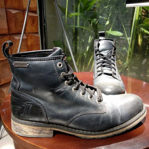 Foto Produk Sepat Boots Kulit Harley Davidson Hitam Original Ukuran 10.5 dari The Pain Hunters