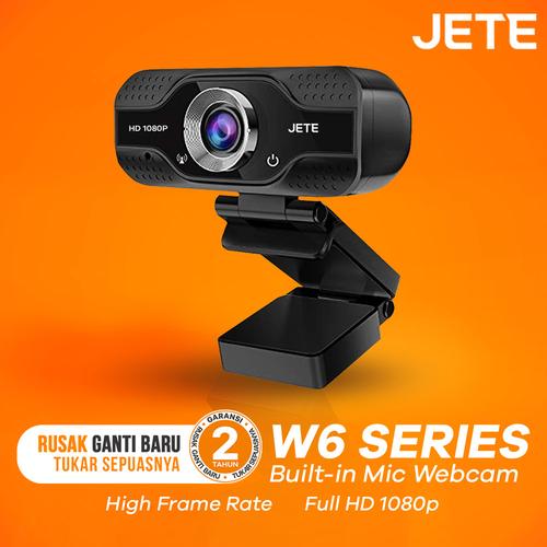 Foto Produk Webcam Jete W6 Full HD 1080px Widescreen View dari JETE Official Surabaya