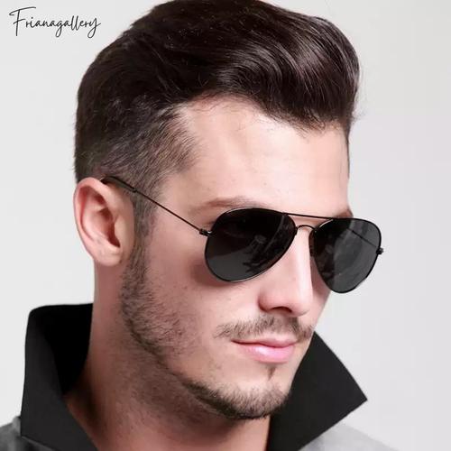 Foto Produk Kacamata Hitam Keren Fashion Aviator Sunglasses - Black dari Friana Gallery