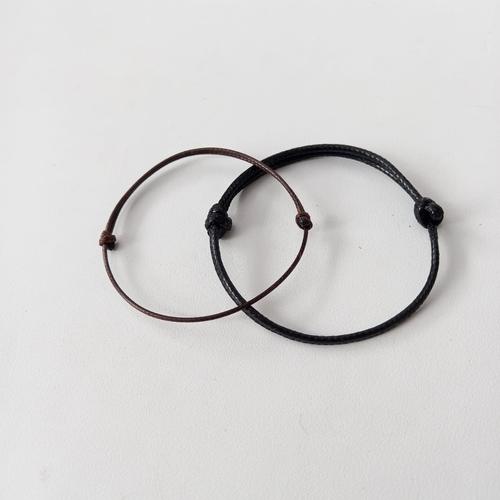 Gambar Gelang pria wanita tali simpel keren hitam coklat - Besar dari Zafa Aksesoris Kab. Bogor Tokopedia