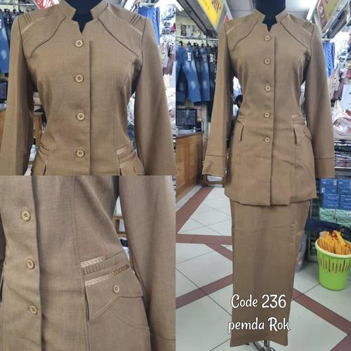 Foto Produk BAJU SERAGAM PEMDA PNS KHAKI WANITA dari andrya shop