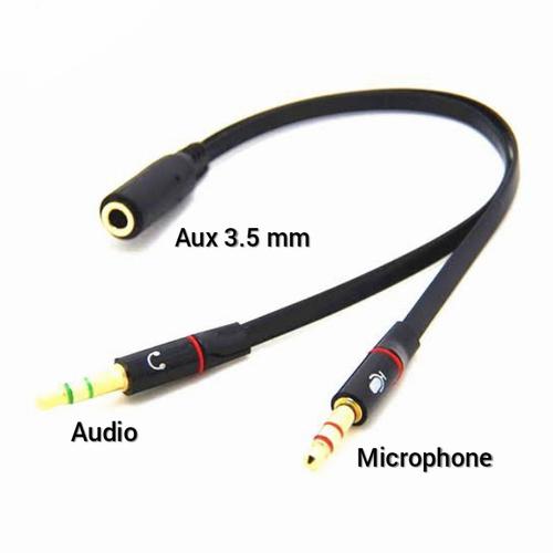 Kabel Audio Aux 3.5mm Splitter 1 female 