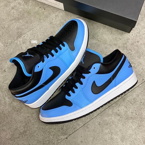 Jual Air Jordan 1 Low University Blue Black - 46 - Jakarta Barat -  OMG_Sneakers | Tokopedia