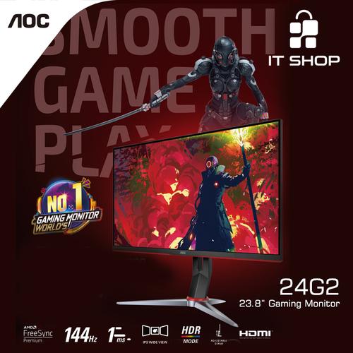 Gambar AOC 24G2 Monitor Gaming dari IT-SHOP-ONLINE Kota Surabaya Tokopedia