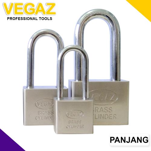 Foto Produk VEGAZ - Gembok Silinder Kuningan Panjang dari Vegaz-Tools