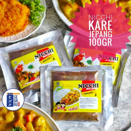 Foto Produk NICCHI Kare Jepang | Kari Jepang | Japanese Curry Paste 100 gr - Halal - Ayam Pedas Sdg dari Segaru Foods