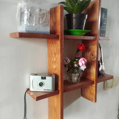 Jual Pajangan Hiasan Dinding Gantung Pigura Kayu Palet Light Teak Kota Depok Bangkit Dan Percaya Tokopedia