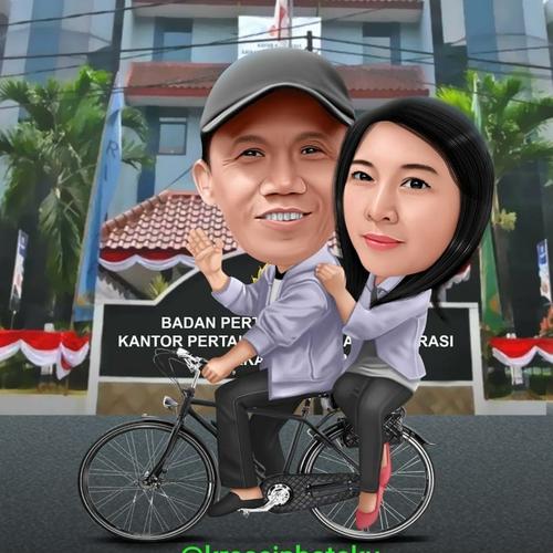Jual Karikatur foto, design custom Jakarta Timur PrintsMart Jkt