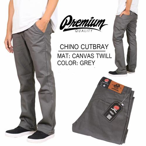 Jual celana chinos cutbray pria premium 