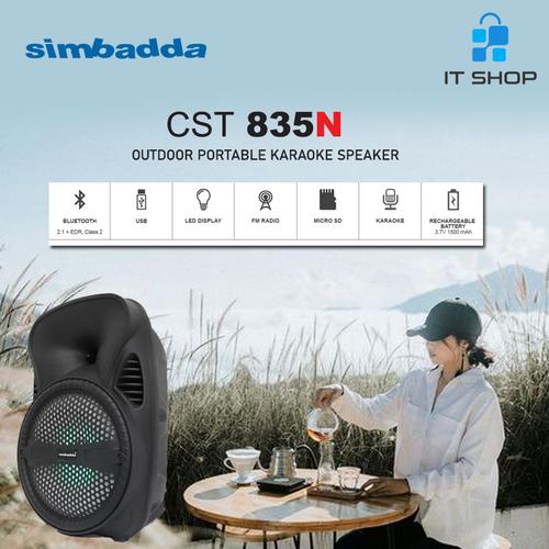 Foto Produk Simbadda Portable Karaoke Speaker CST 835N dari IT-SHOP-ONLINE