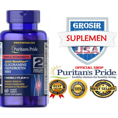 Foto Produk Puritan Triple Strength Glucosamine Chondroitin MSM 90CAP - S dari SUPLEMEN SEHAT 99