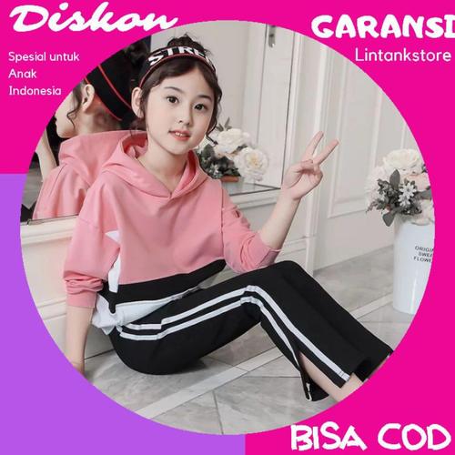 Foto Produk Baju Setelan Anak Cewek Cewe 10 12 Tahun Setelan Anak Remaja Perempuan dari lintankstore